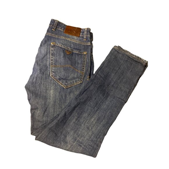 Armani Jeans Other - Armani Jeans SP/SU Seascout 350-81 Mens Distressed Denim Jeans Sz 34 Preppy